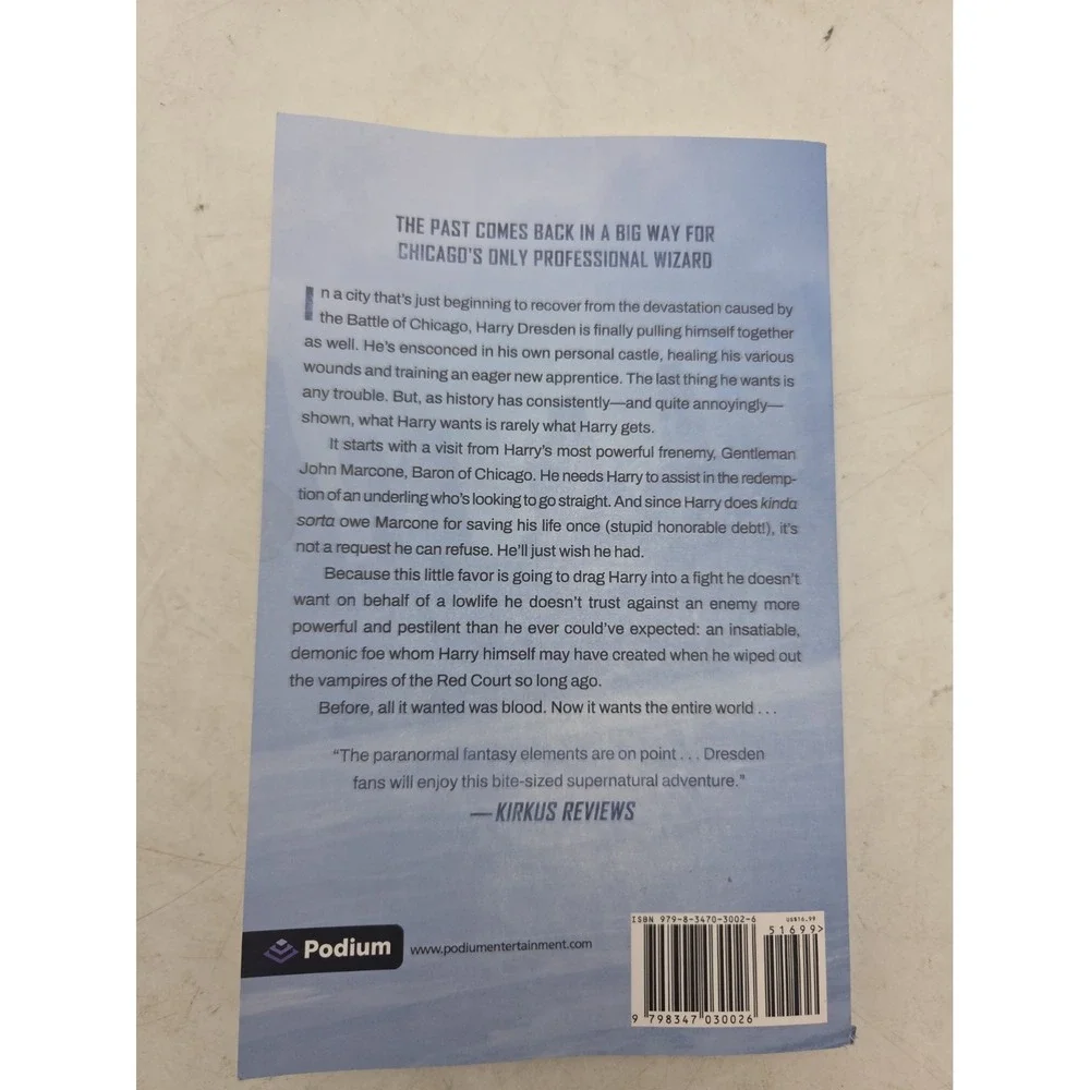 Out Law: A Dresden Files Novella Paperback by Jim Butcher 2026 Podium - VG